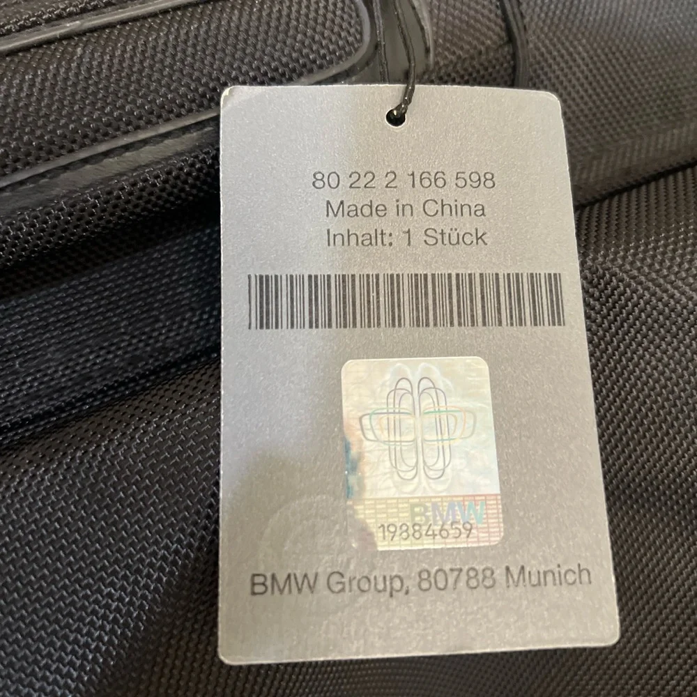 New‎ BMW Black Garment Bag Travel Carry On Luggage